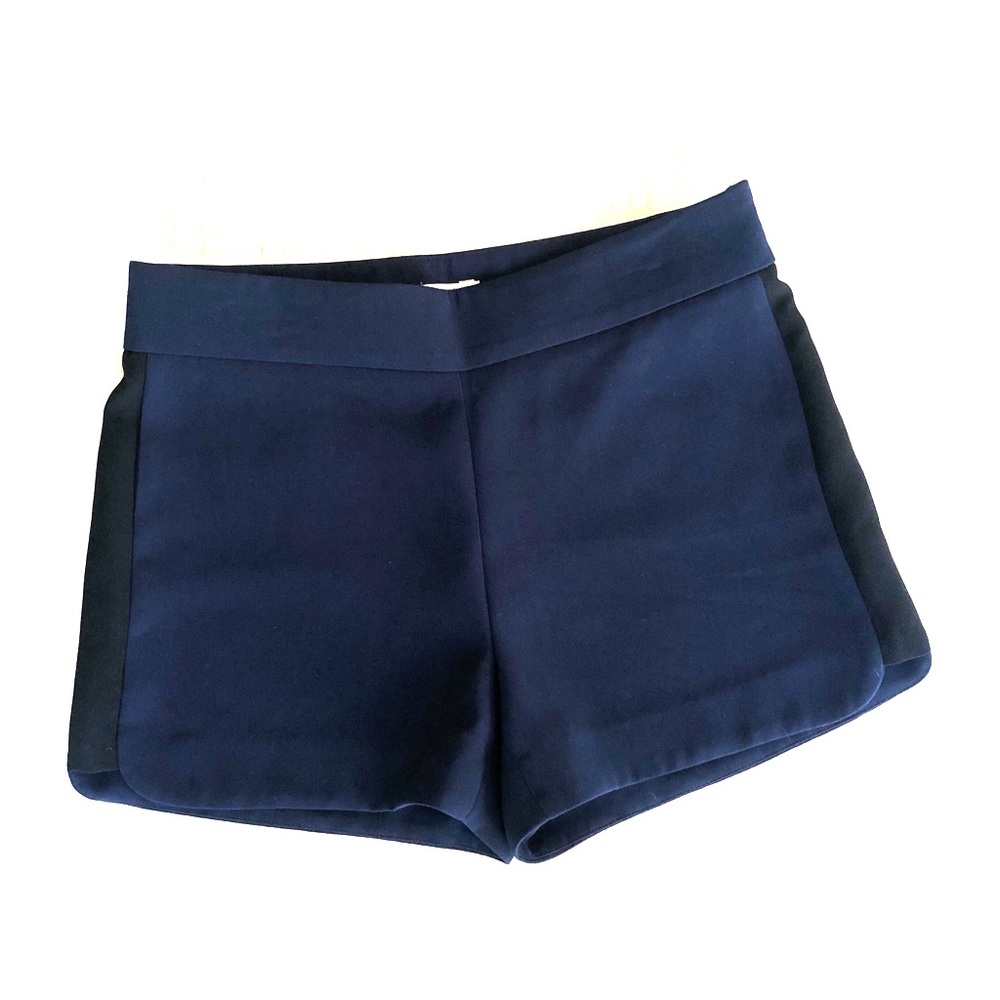 J Crew Navy with Black Tuxedo Stripe Short - NWT